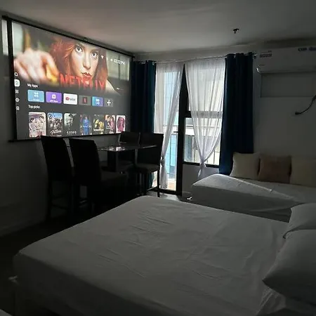 Studio W Projector Wifi Netflix And Pool Access In Adb Tower Ortigas Cbd